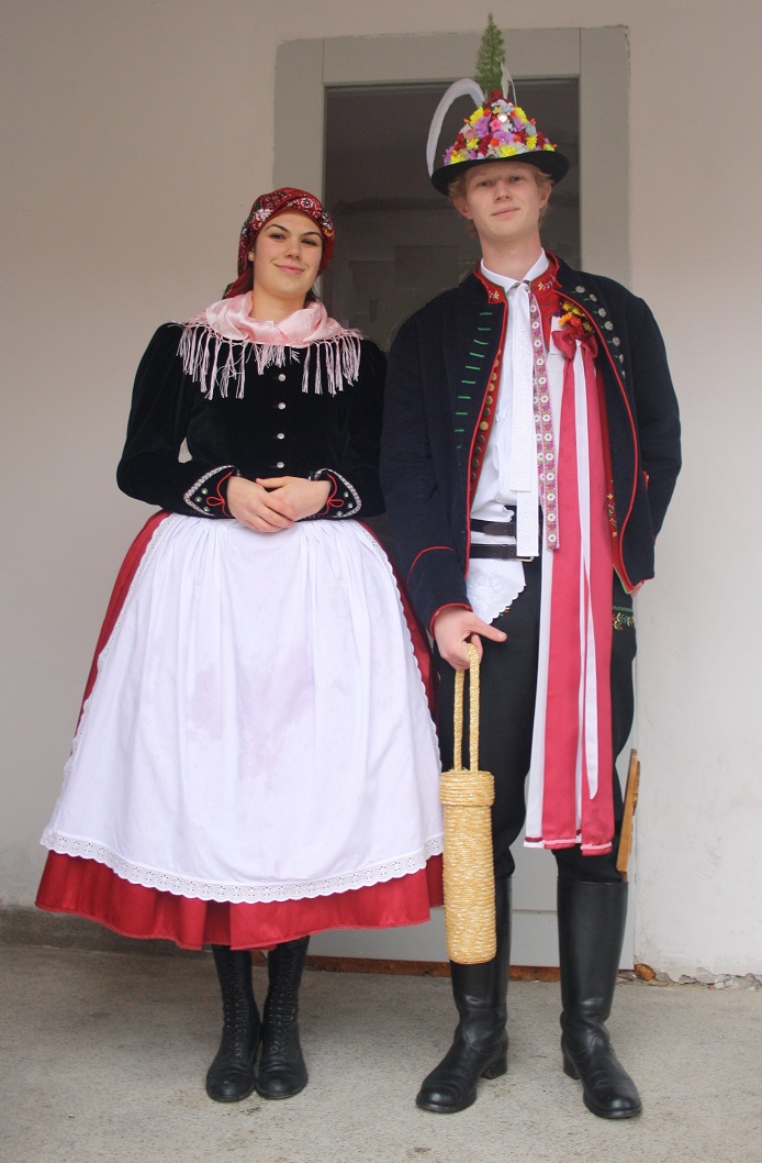 d) zimní varianta kroje, Martinské hody 12.11.2017